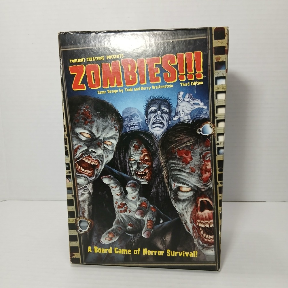 Zombies Board Game 3rd Ed Twilight Creations Horror Survival 100 % Complete